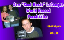 Sam Cool Hands LeCompte - Drum Record