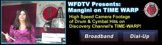 Mike Mangini and DRUMOMETER Featured on Discovery Channel: TIME-WARP 